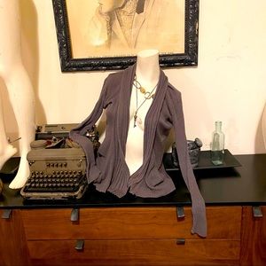 Ribbed Grey Cardigan by George